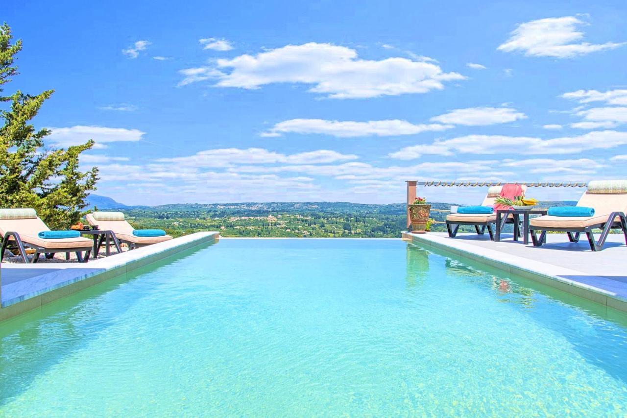 Villa Vardis Heated Pool Vryses エクステリア 写真